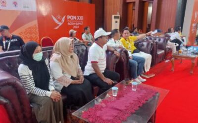 Pj. Gubernur Samsudin Hadir Langsung di Aceh Saksikan Pertandingan Cabang Olahraga Angkat Besi dan Muaythai