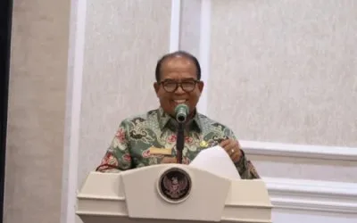 Pj. Gubernur Samsudin Buka Rapat Strategis Peningkatan Pemahaman Numerasi dengan Metode Gasing