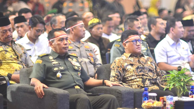 Kasrem 043/Gatam Hadiri Apel Tiga Pilar Dalam Rangka Pilkada Serentak Tahun 2024