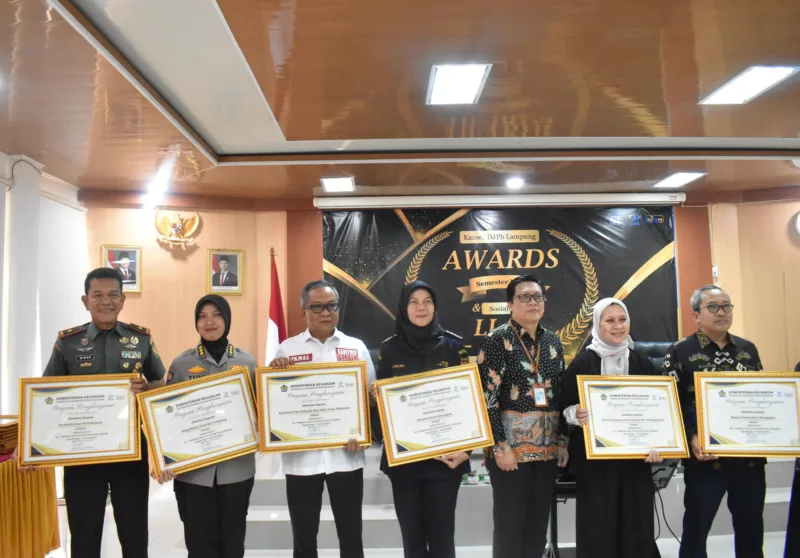 Korem 043/Gatam Terima Penghargaan IKPA Kementerian/Lembaga Terbaik Semester I Tahun 2024