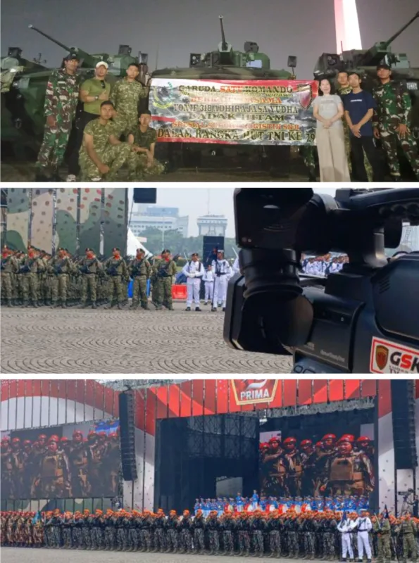 Perayaan HUT TNI ke-79 di Monas Dihadiri Presiden, Wapres, Kapolri, Prabowo, dan Gibran