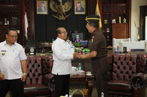 Pj. Gubernur Samsudin Terima Kunjungan Kepala Kejaksaan Tinggi Lampung
