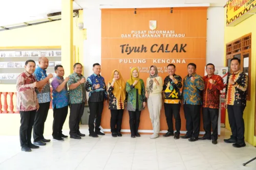 Penilaian Desa Anti Korupsi, Inspektorat Provinsi Lampung Kunjungi Tiyuh Pulung Kencana