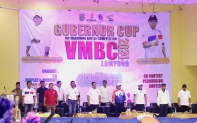Pj. Gubernur Lampung Buka Kejuaraan Gubernur Cup VIP Marching Band Competition 2024