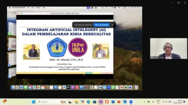 Mengajar Dosen Tamu: Integrasi Artificial Intelligence dalam Pendidikan Kimia