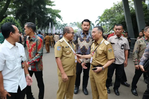 Pj. Gubernur Hadiri Rakornas Pemerintah Pusat dan Pemerintah Daerah Tahun 2024