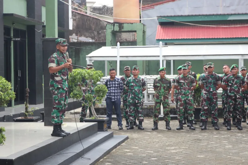 Dandim 0416/Bute Ingatkan Pentingnya Netralitas Bagi Seluruh Prajurit dan Pegawai Negeri Sipil (PNS) Kodim 0416/Bute