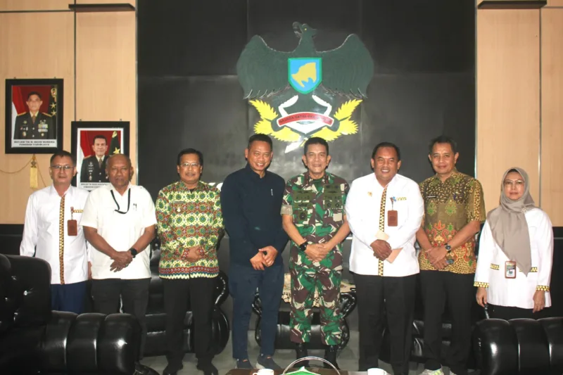 Danrem 043/Gatam Sambut Kunjungan Kerja Kepala BSIP Kementan RI