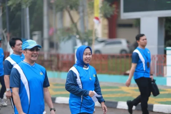 Jalan Sehat dan Donor Darah Meriahkan Dies Natalis ke-35 FMIPA Unila