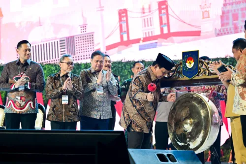 Pj Gubernur Lampung Hadiri Rakornas Pemerintah Pusat dan Daerah 2024 yang Dibuka Presiden Prabowo Subianto