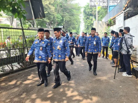 PJ Gubenur DKI Teguh  Tinjau Rumah Pompa Underpass Senen dan Dukuh Atas