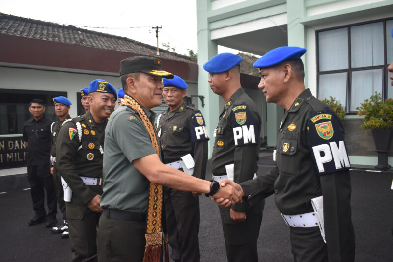 Kunjungi Denpom II/3 Lampung, Danrem 043/Gatam Harapkan Anggota Jaga Dan Tingkatkan Profesionalisme