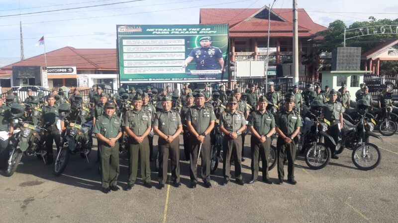 Dukung Kelancaran Tugas ,Dandim 0417/Kerinci Pimpin Penyerahan Randis SPM kepada Para Babinsa