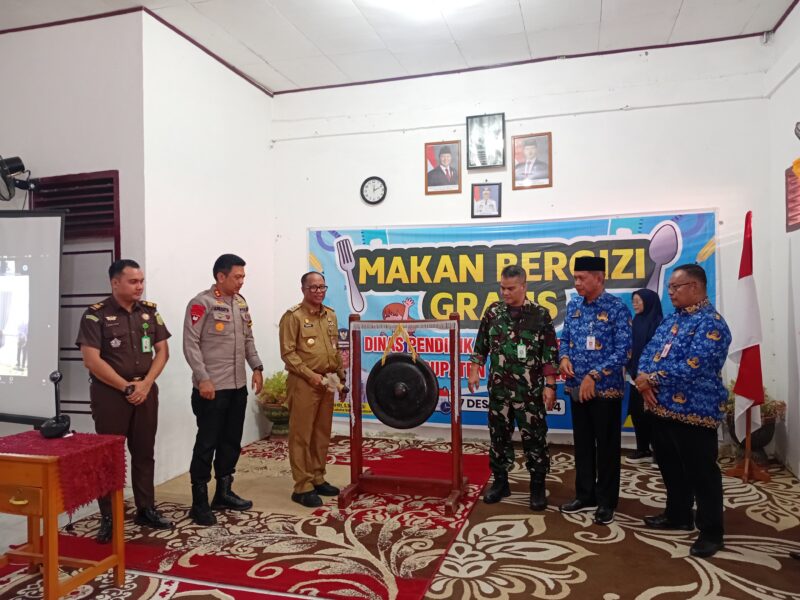 “Wujudkan Pendidikan Sehat, Dandim 0420/Sarko Dukung Launching Makan Bergizi Gratis untuk Siswa”