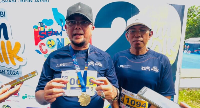 Peringatan Hari Jalan Nasional ke 4, Wakil Ketua DPRD Ivan Wirata Ikuti Fan Walk 7,9 Kilometer bersama BPJN Jambi