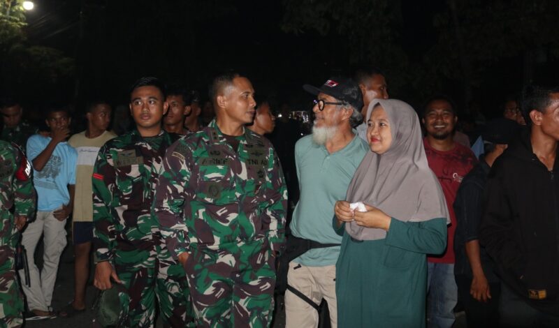 Dandim 0416/Bute Tenangkan Pendemo dengan Pendekatan Humanis di Penghitungan Suara Tingkat Kabupaten