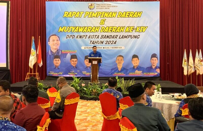 Terpilih Secara Aklamasi, Erlan Heryanto Jadi Ketua DPD KNPI Bandar Lampung Periode 2025-2028