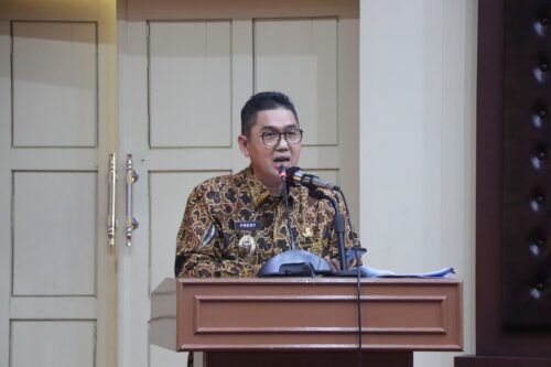 Pj Sekda Provinsi Lampung Buka Workshop Penguatan Sistem Akuntabilitas Kinerja Pemerintah (SAKP)