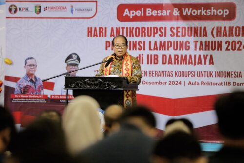 Buka Workshop Hari Antikorupsi Sedunia, Pj. Gubernur Samsudin Bangkitkan Semangat Mahasiswa