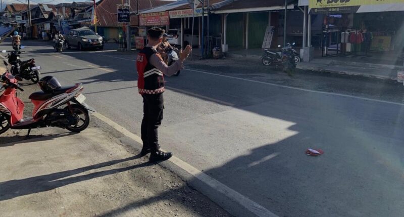 Polres Pesisir Barat Gelar PAM Rawan Pagi untuk Ciptakan Lalu Lintas Aman dan Tertib