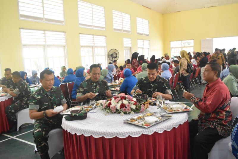 Korem 043/Gatam Kembali Uji Coba Makan Siang Bergizi Gratis Di SLB Dharma Bhakti Dharma Pertiwi Bandar Lampung