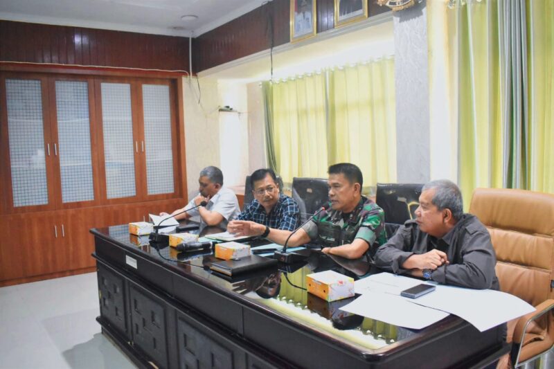 Hadiri Rakoord Percepatan Oplah, Danrem 043/Gatam Tekankan Pentingnya Kolaborasi Antar Instansi.