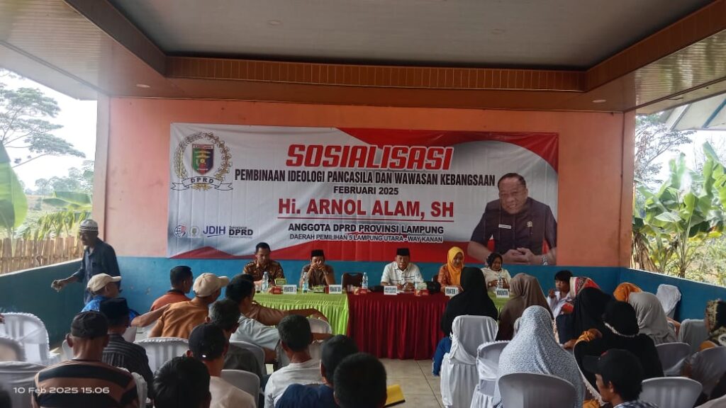 Anggota Komisi II Fraksi Partai Golkar DPRD Provinsi Lampung, Hi. Arnol Alam, S.H., Adakan Sosialisasi Pembinaan IPWK