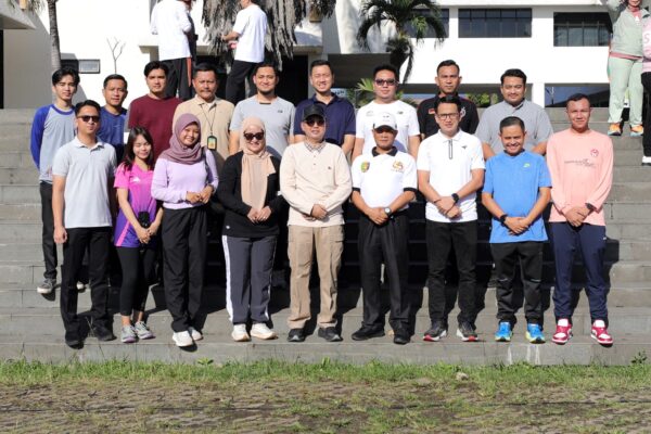 Pj. Sekdaprov Fredy SM Masuki Masa Pensiun, Gelar Senam Bersama OPD di Lingkungan Pemprov Lampung Sebagai Tanda Perpisahan
