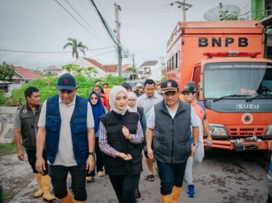 Gubernur dan Wagup Lampung Pastikan Penanganan Pasca Banjir di Provinsi Lampung Berjalan Optimal
