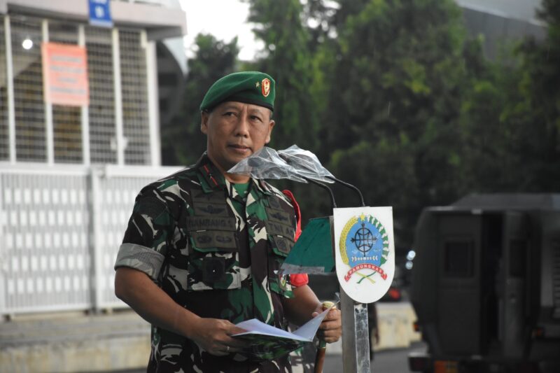 Danrem 072/Pamungkas Pimpin Apel Gelar Pasukan PAM VVIP Kunjungan Kerja Wakil Presiden RI