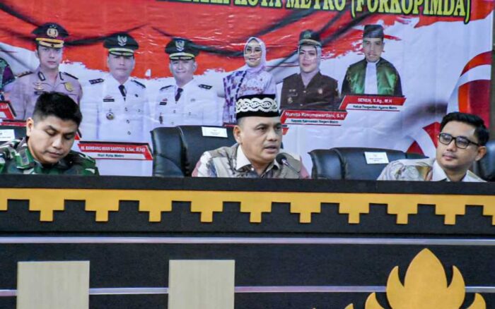 Pemkot Metro Gelar Rapat Forkopimda, Keamanan Warga dan Perbaikan Jalan Jadi Prioritas