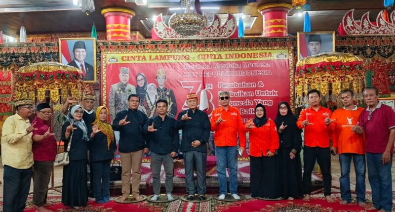 Silaturahmi dan Halal Bihalal di Lamban Gedung Kuning, Ike Edwin Ajak Komite Pewarta Independen (KoPI) Diskusi Budaya dan Sejarah Lampung