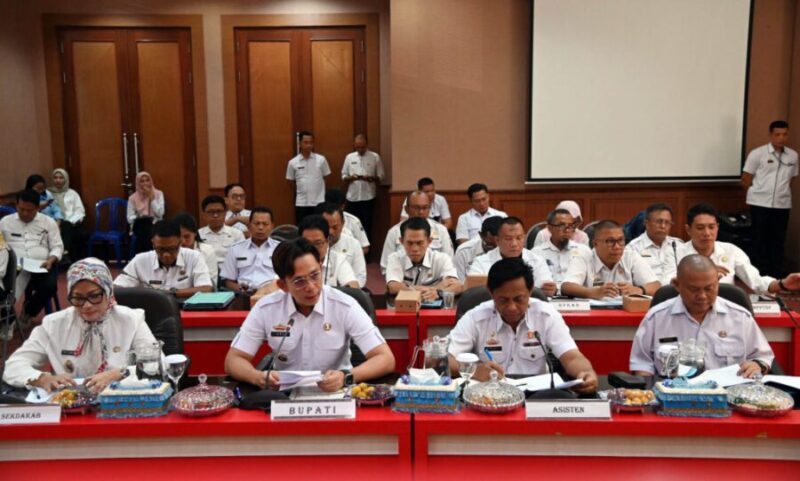 Pemkab Lampung Selatan Ikuti Rakor Pencegahan Korupsi Bersama KPK Secara Virtual