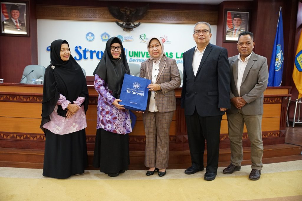 Unila Terima Kunjungan Universitas Baturaja Bahas Sistem Penjaminan Mutu Internal