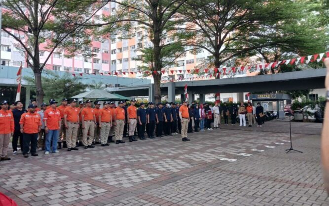 Meriah! HUT ke-80 RI di Apartemen Sentra Timur Dibingkai Semangat Anti-Narkoba