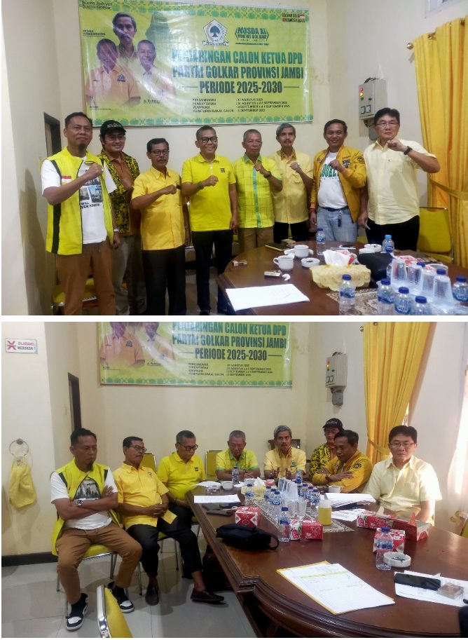 Musda XI Golkar Jambi Digelar 6 September, Sejumlah Tokoh Siap Berebut Kursi Ketua