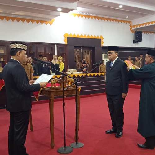 Resmi, Bambang Lantik Hendri Dunan Jadi Kepala Inspektorat Metro