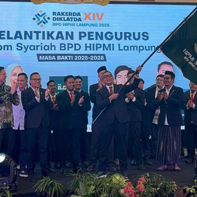HIPMI Syariah Lampung Resmi Dilantik: Siap Jadi Motor Ekonomi Syariah dan Wisata Halal