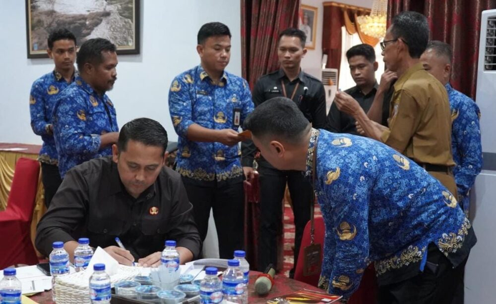 Pemkab Merangin Gelar Rapat Koordinasi Percepatan Tindak Lanjut MCSP KPK