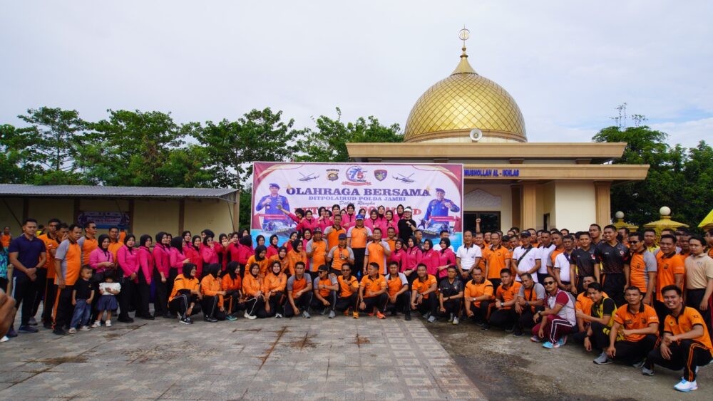 Peringati HUT ke-75, Ditpolairud Polda Jambi Gelar Bhakti Sosial Donor Darah