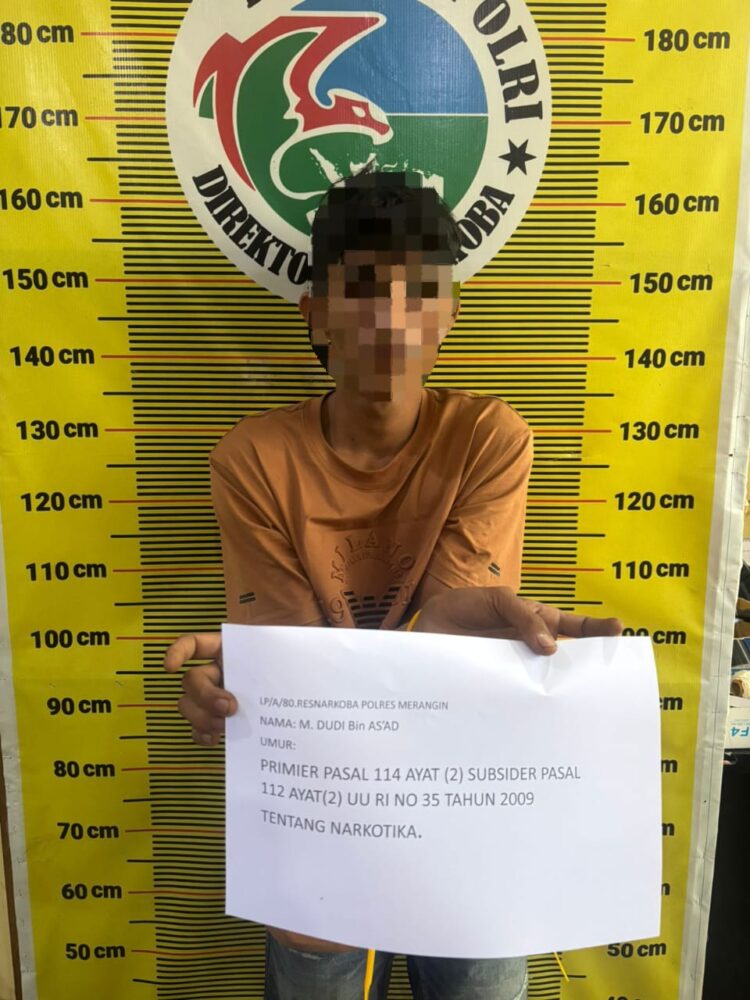 Bandar Narkoba Asal Sarolangun, Tak Berkutik Ditangkap Polisi Saat Hendak Edarkan Sabu