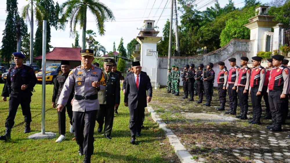 Pastikan Nataru Aman, Pemkab dan Polres Merangin Gelar Apel Pasukan Operasi Lilin 2025