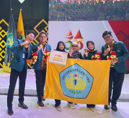 Inovasi GATE System Mahasiswa Unila Raih Medali Emas Pimnas ke-38