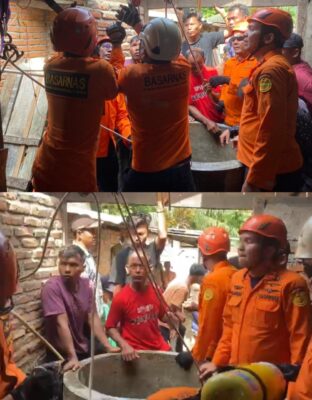 Kuras Sumur Berujung Maut, Tim SAR Gabungan Evakuasi Korban di Dusun Datar Kecamatan Muko Muko Bathin VII Jambi