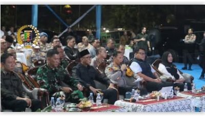 Ketua DPRD Lampung Ahmad Giri Akbar Hadiri Monitoring Pengamanan Malam Tahun Baru 2026 di Mapolresta Bandar Lampung