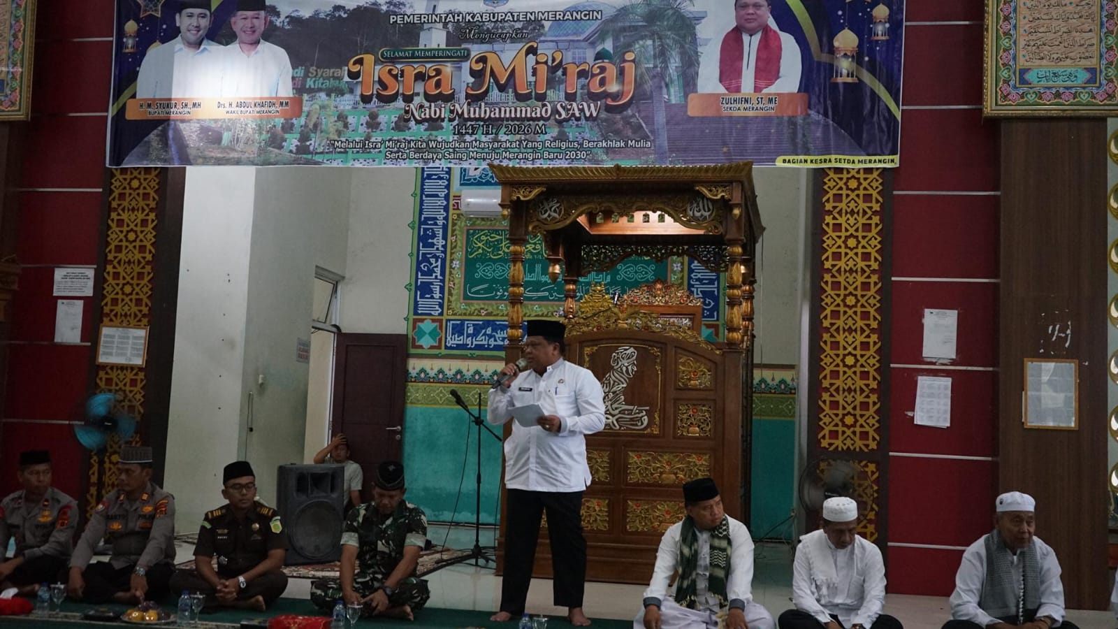 Peringati Isra Mi’raj 1447 H, Pemkab Merangin Salurkan Bantuan Bedah Rumah dan Masjid