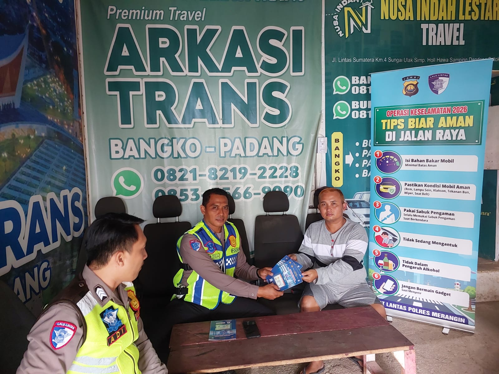 Dua Hari Operasi Keselamatan Siginjai 2026 Berjalan, Polres Merangin Kedepankan Teguran Humanis