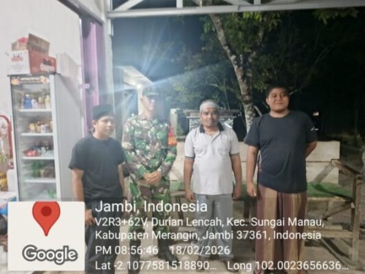 Patroli dan Komsos Malam, Wujud Nyata Kepedulian TNI terhadap Keamanan Lingkungan