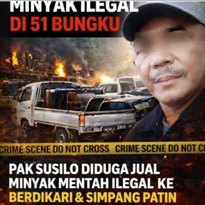 Diduga Beroperasi Lama,Praktik Minyak Ilegal Milik Pak Susilo di 51 Bungku Kirim Pasokan ke Berdikari–Simpang Patin