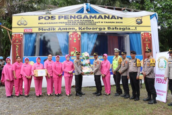 Pastikan Pemudik Terlayani Maksimal, Kapolres Merangin Tinjau Pos Pam dan Pos Yan